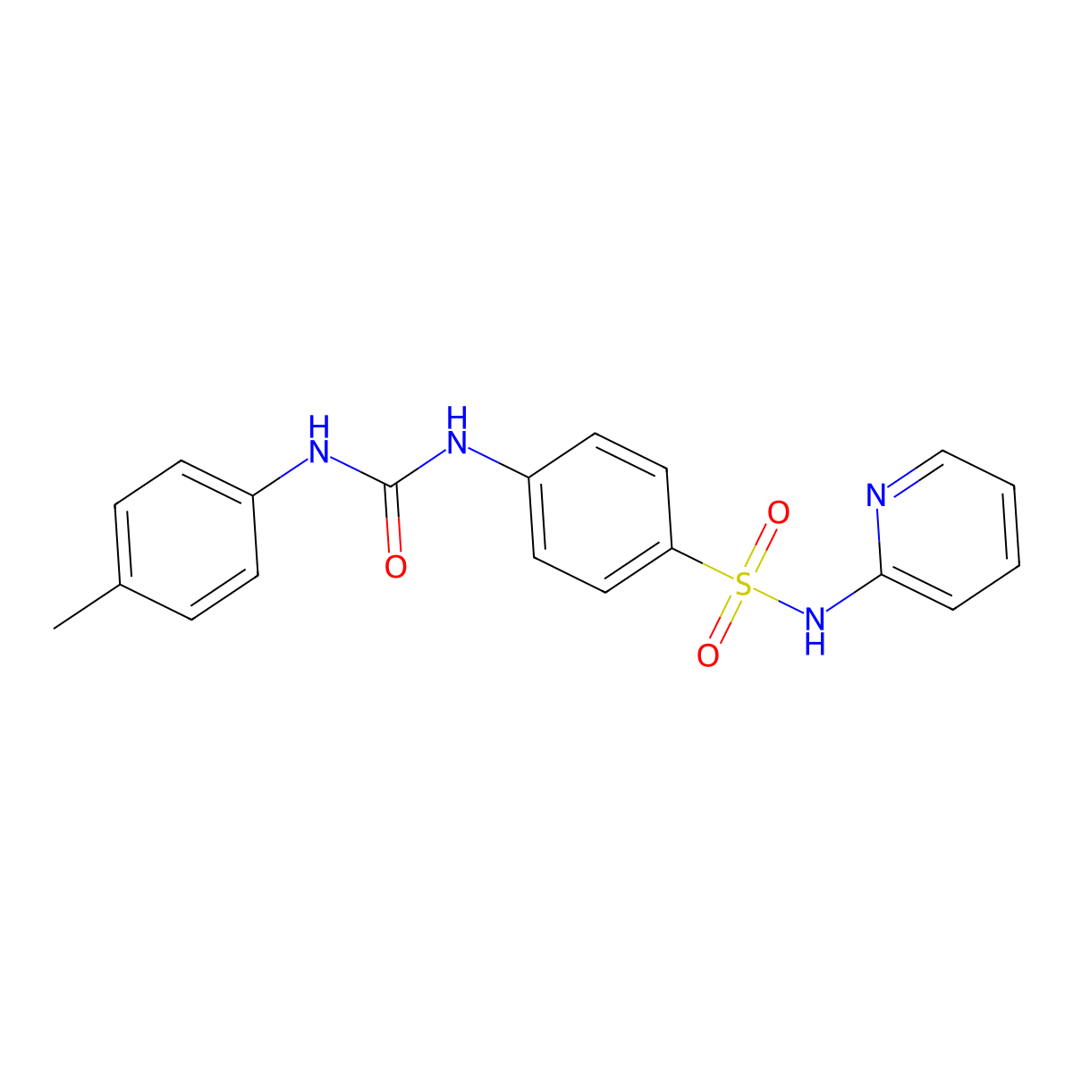 1-(4-Methylphenyl)-3-[4-(pyridin-2-ylsulfamoyl)phenyl]urea molecular structure, CAS 774552-76-0