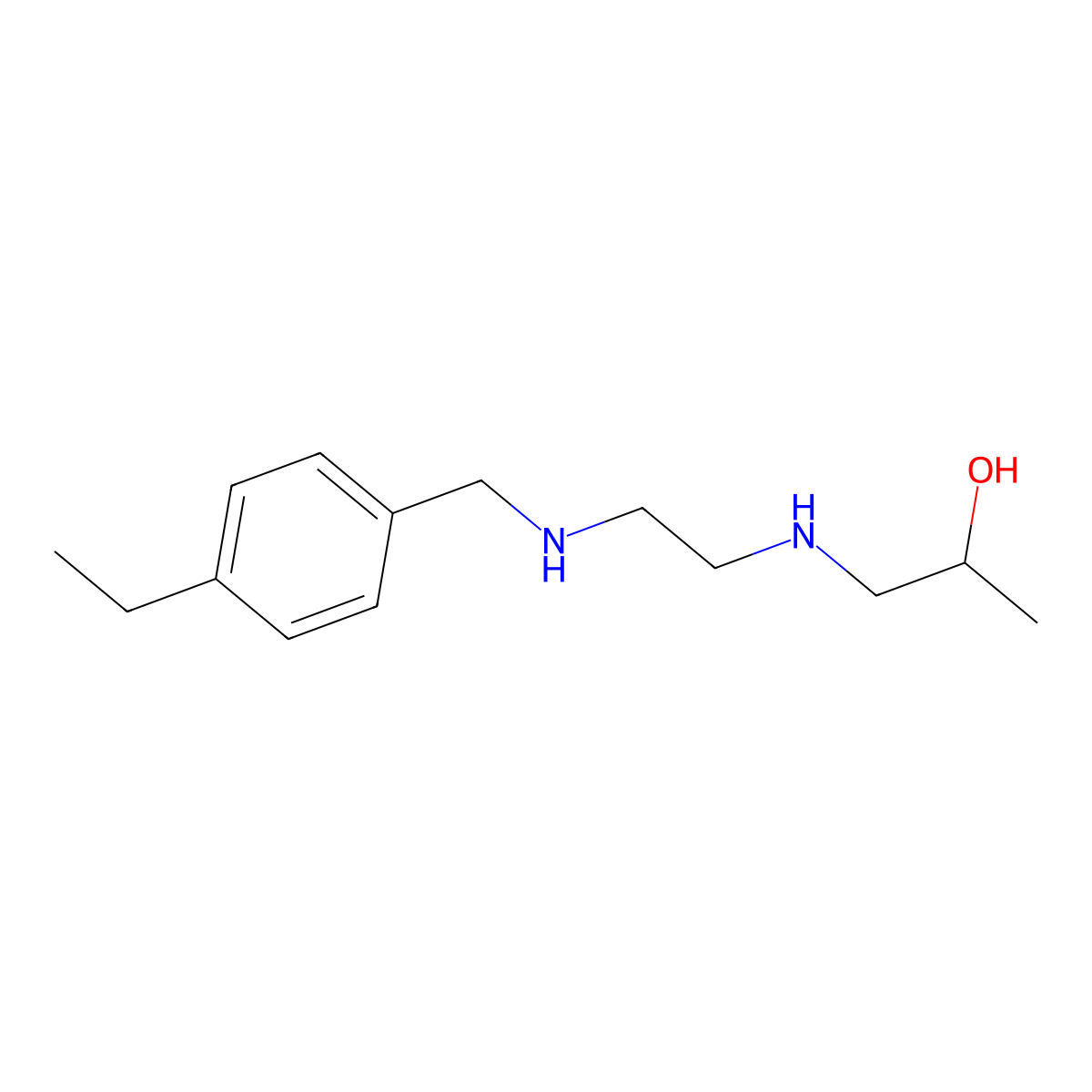 1-({2-[(4-Ethylbenzyl)amino]ethyl}amino)propan-2-ol molecular structure, CAS 774555-79-2