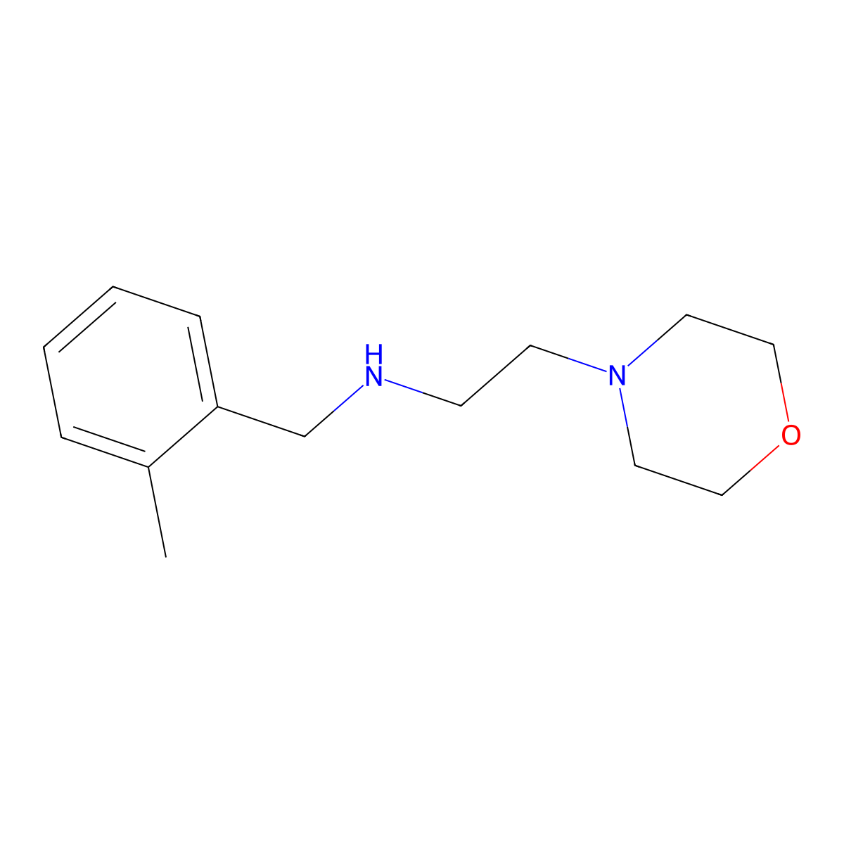 N-(2-methylbenzyl)-2-(morpholin-4-yl)ethanamine molecular structure, CAS 774556-63-7
