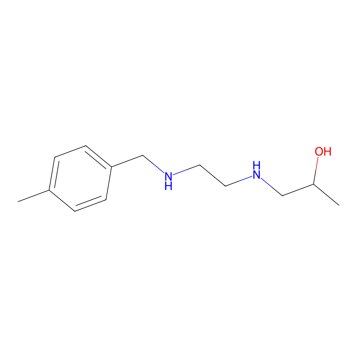 1-({2-[(4-Methylbenzyl)amino]ethyl}amino)-2-propanol molecular structure, CAS 774556-77-3