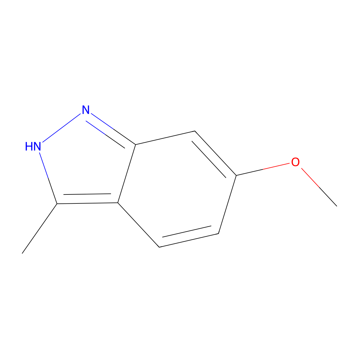 6-Methoxy-3-methyl-2H-indazole molecular structure, CAS 7746-29-4