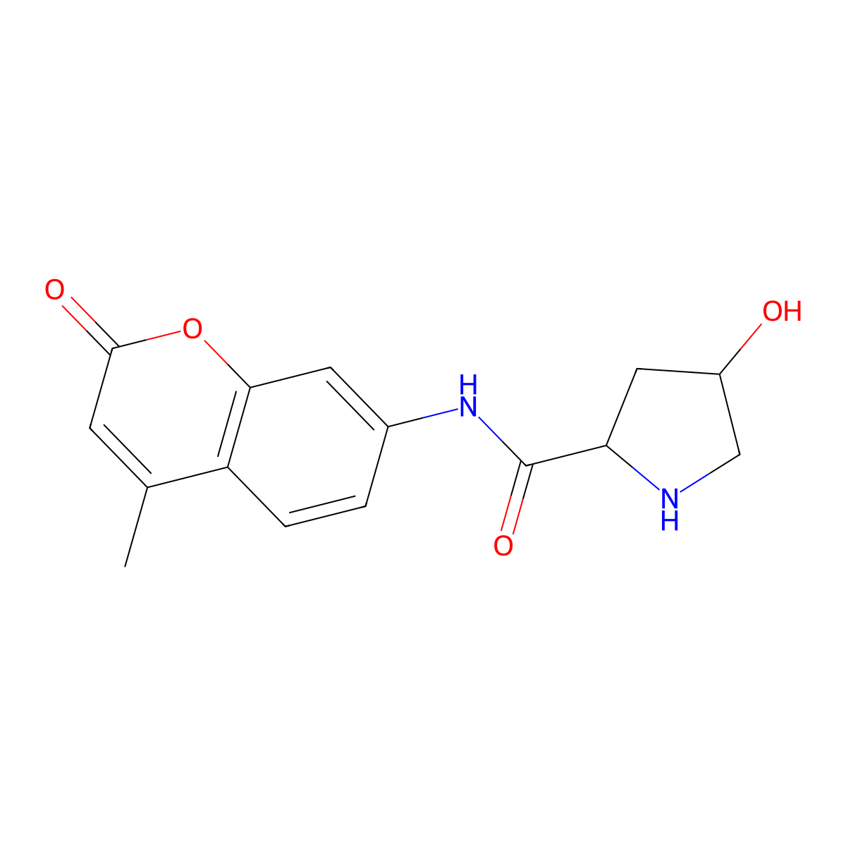 H-Hyp-amc molecular structure, CAS 77471-43-3