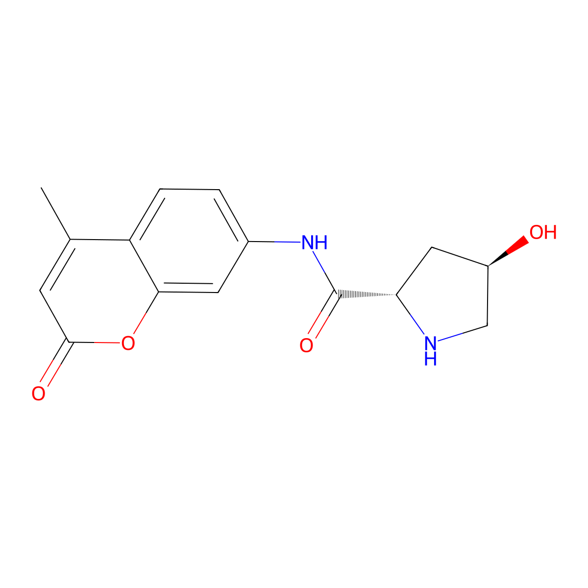 H-Hyp-amc molecular structure, CAS 77471-43-3