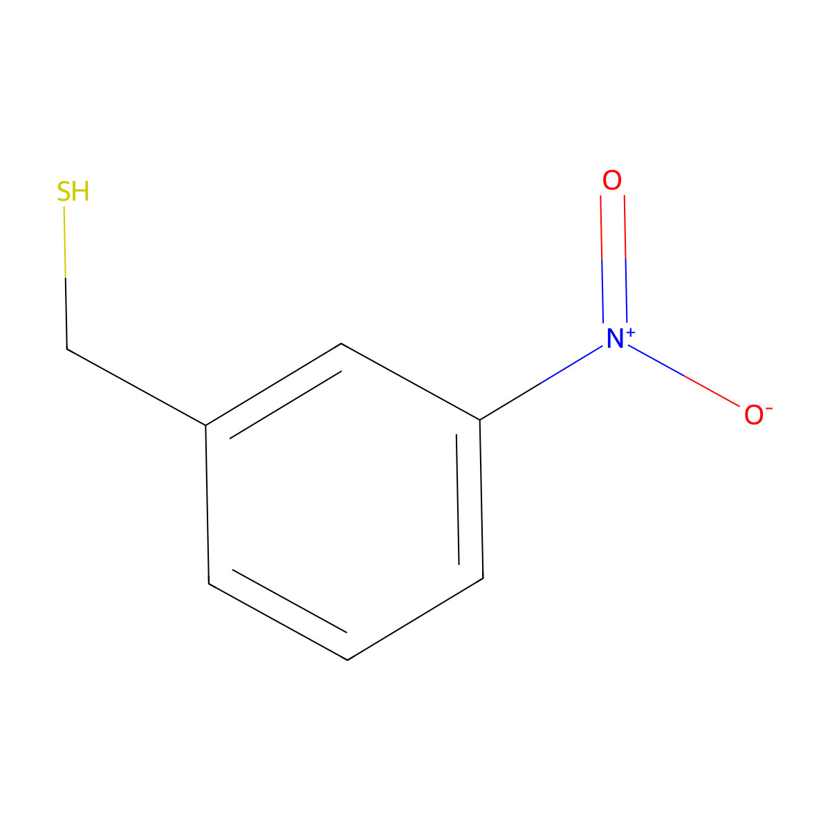 (3-Nitrobenzyl)mercaptan molecular structure, CAS 77472-39-0