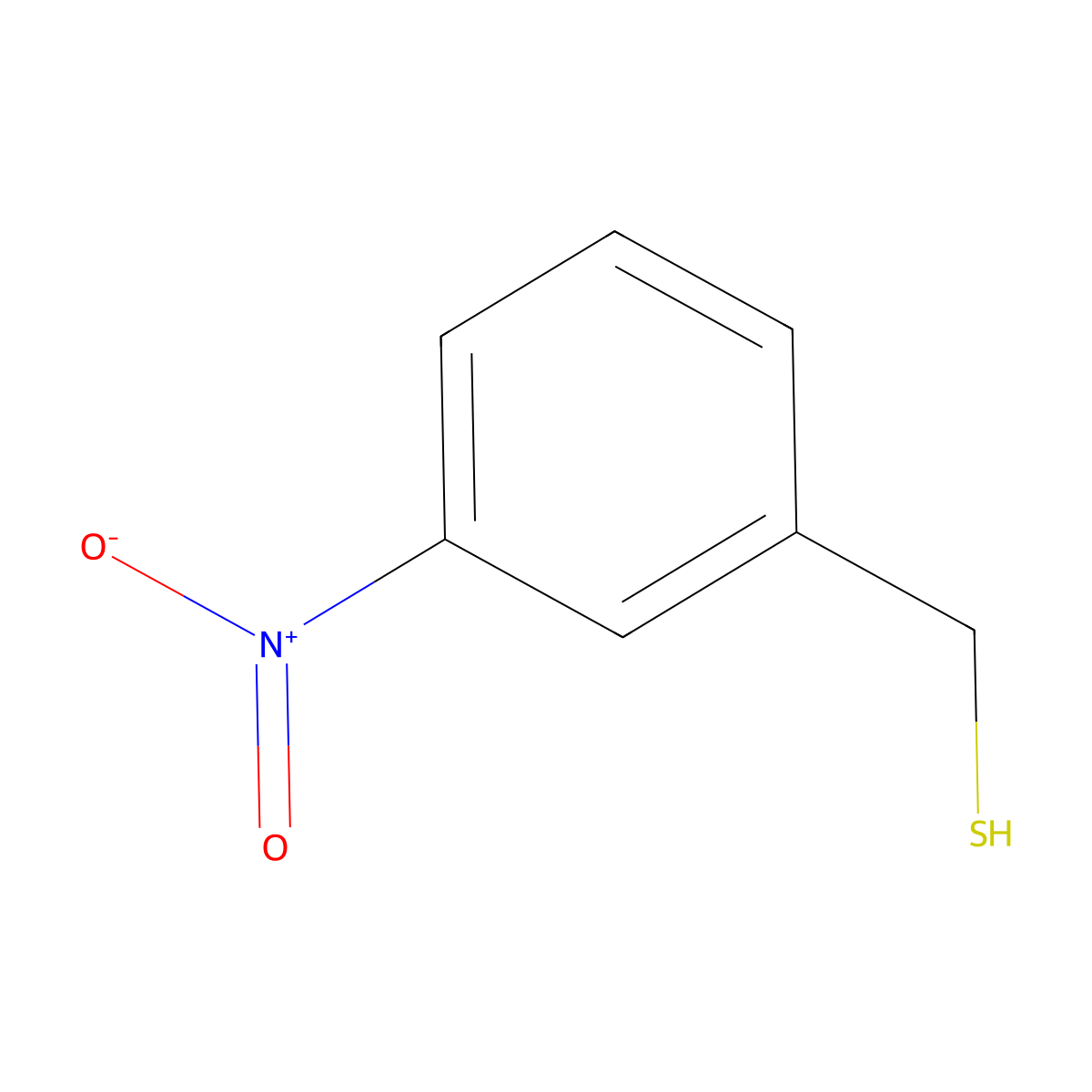 (3-Nitrobenzyl)mercaptan molecular structure, CAS 77472-39-0