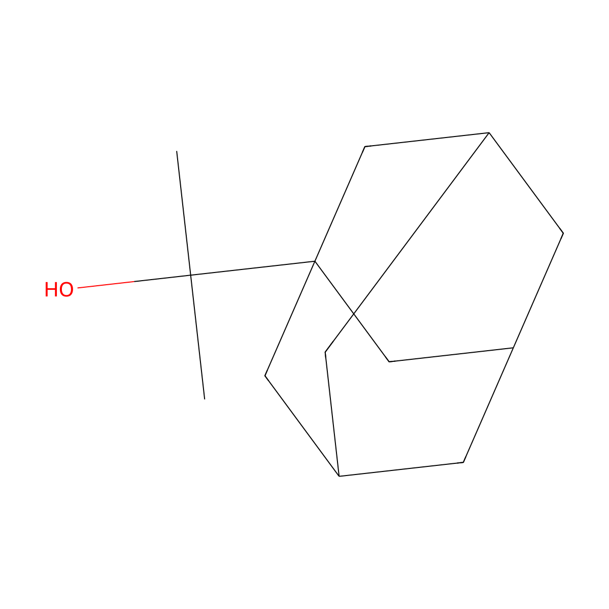 2-[1-Adamantyl]propan-2-ol molecular structure, CAS 775-64-4