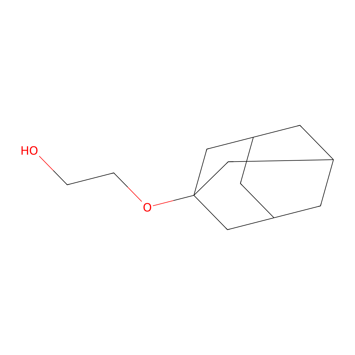 2-(1-Adamantyloxy)ethanol molecular structure, CAS 775-66-6