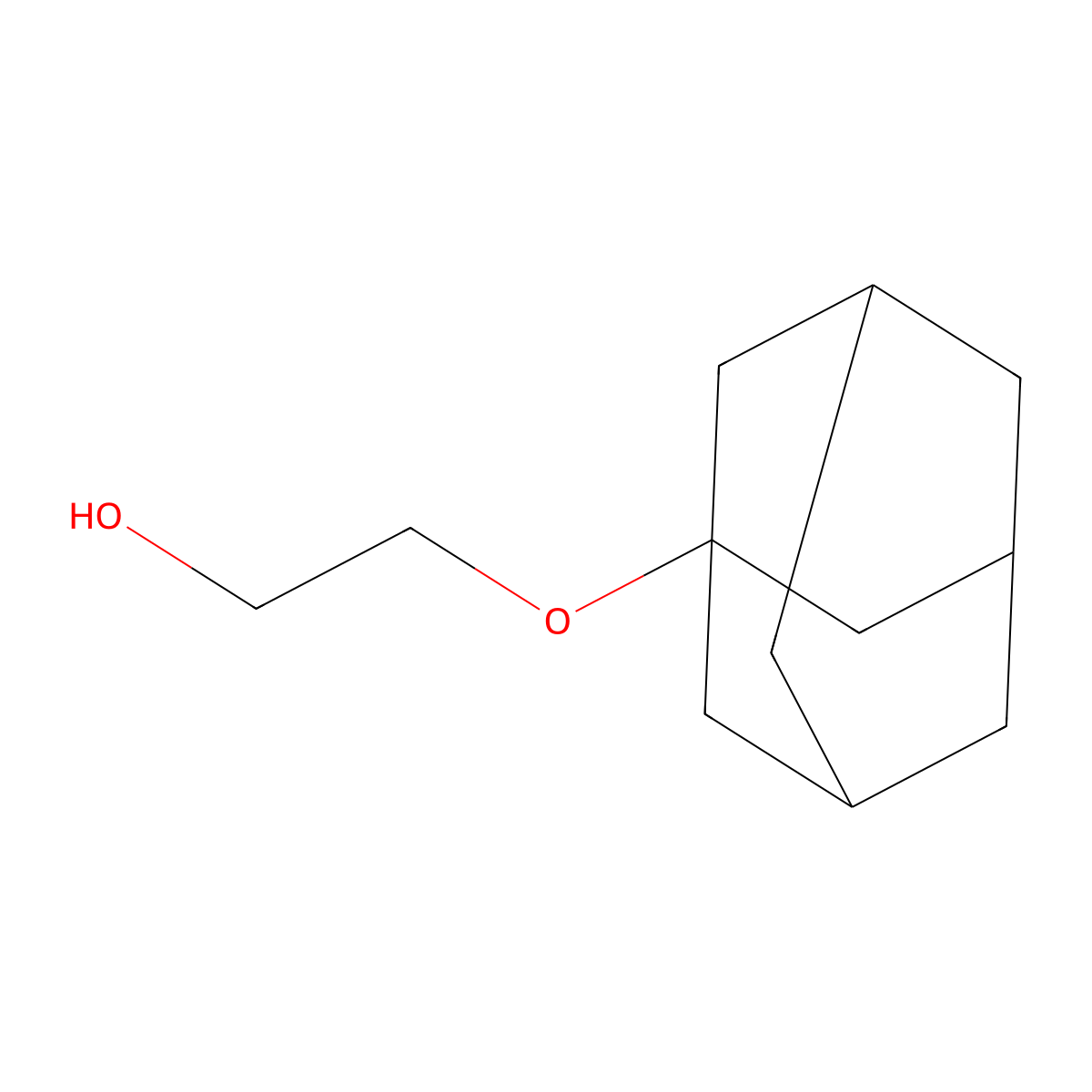 2-(1-Adamantyloxy)ethanol molecular structure, CAS 775-66-6