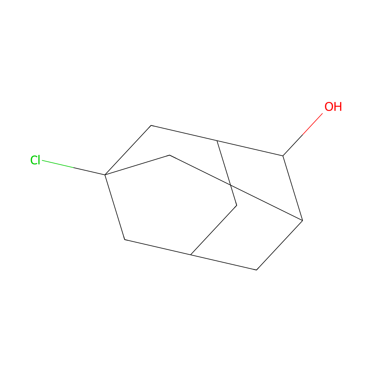 5-Chloroadamantan-2-ol molecular structure, CAS 77510-30-6