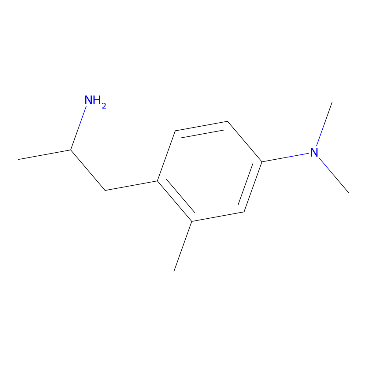 Amiflamine molecular structure, CAS 77518-07-1