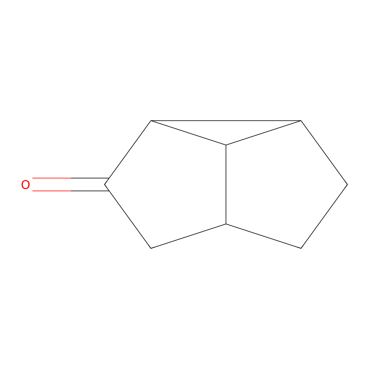 tricyclo[3.3.0.0,2,8]octan-3-one,Mixtureofdiastereomers molecular structure, CAS 77523-29-6