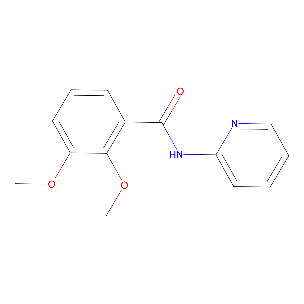 Benzamide, 2,3-dimethoxy-N-2-pyridinyl- molecular structure, CAS 775301-44-5
