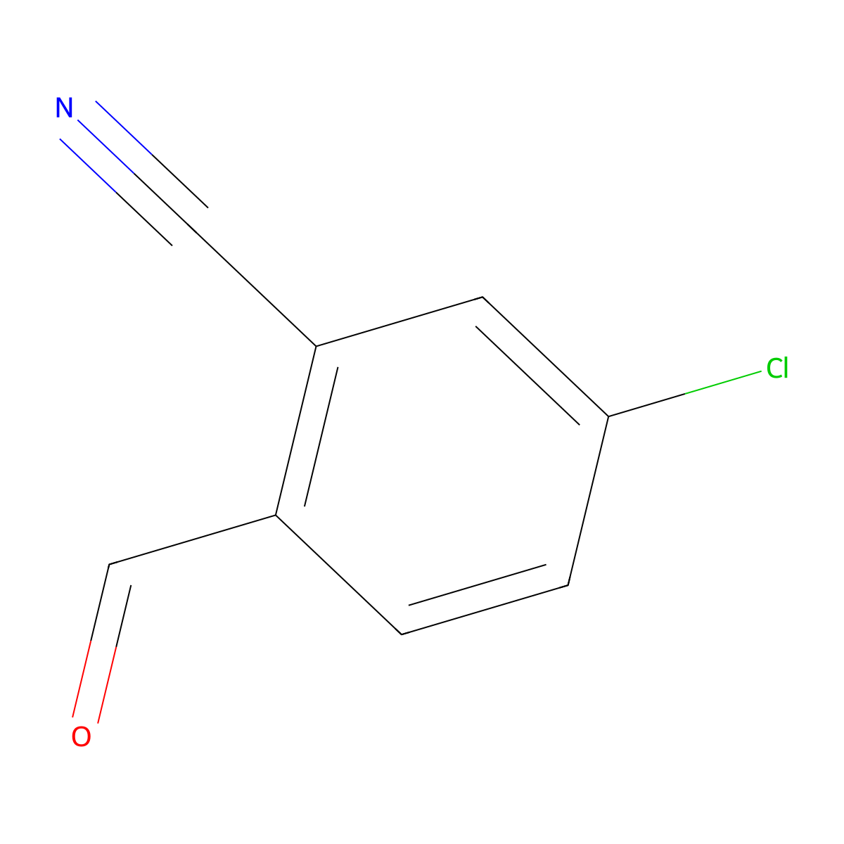 5-Chloro-2-formylbenzonitrile molecular structure, CAS 77532-88-8
