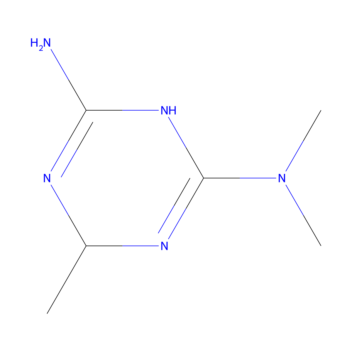 Imeglimin molecular structure, CAS 775351-65-0