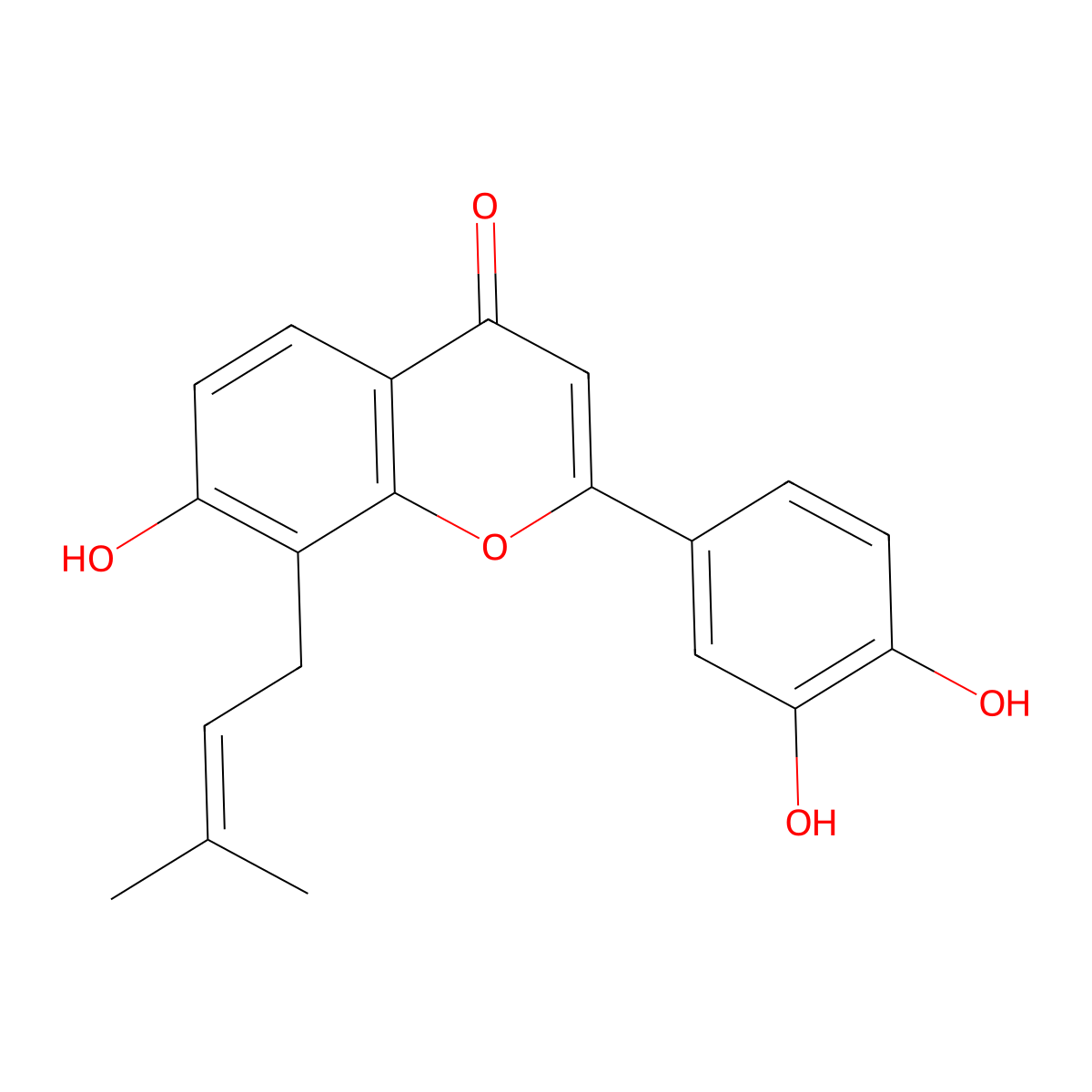 Corylifol C molecular structure, CAS 775351-91-2