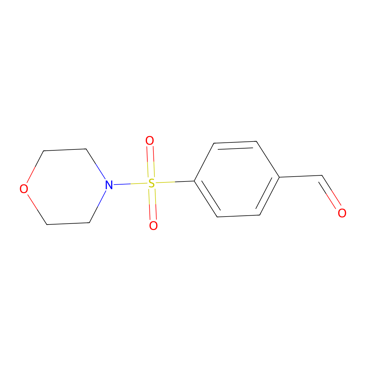 4-(Morpholine-4-sulfonyl)benzaldehyde molecular structure, CAS 77547-10-5