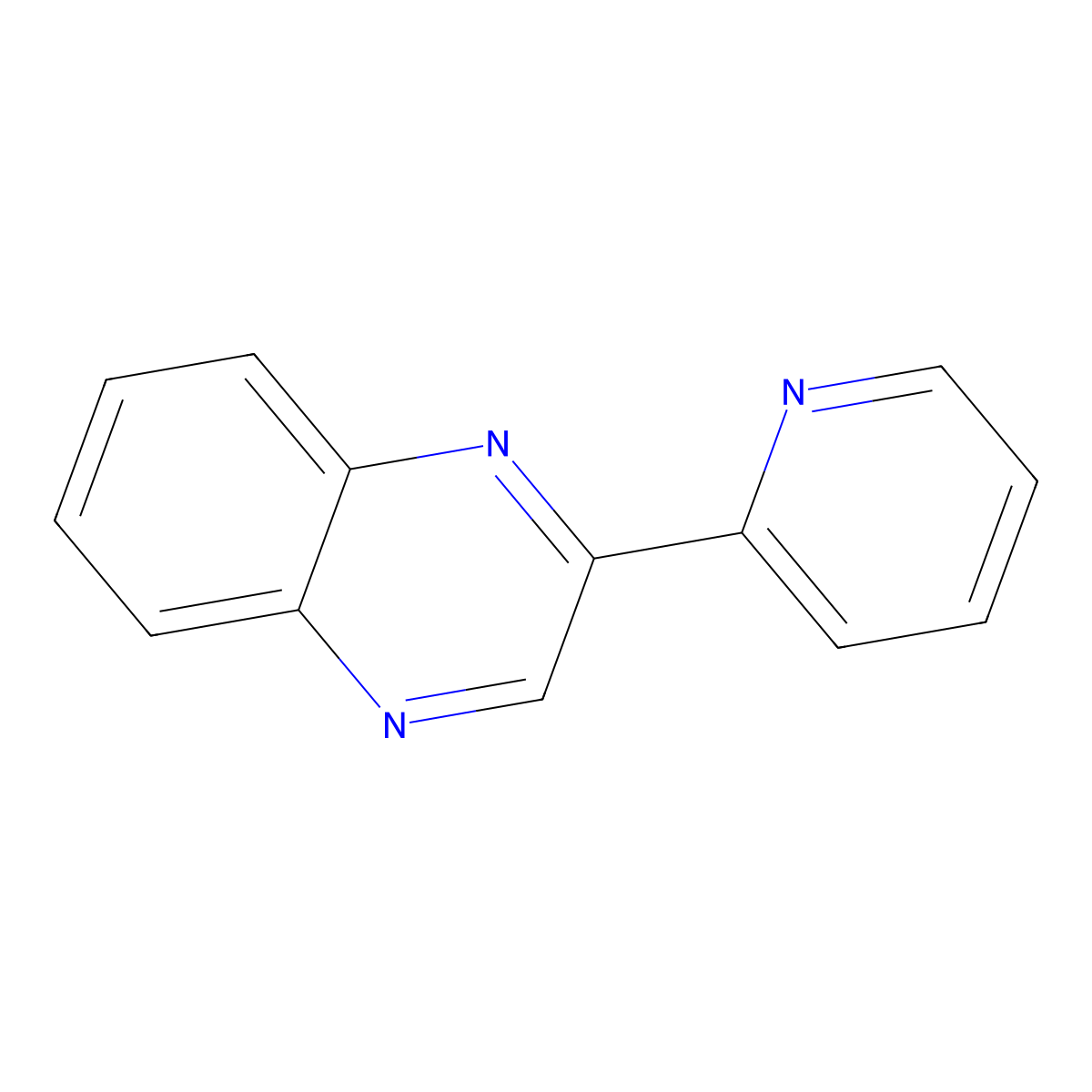 Quinoxaline, 2-(2-pyridinyl)- molecular structure, CAS 7755-91-1