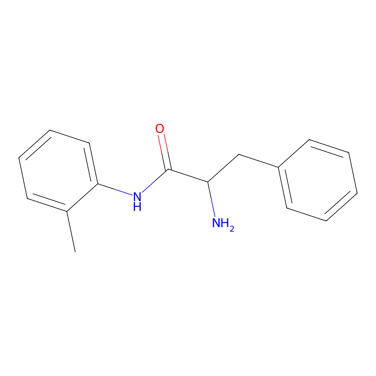 (S)-2-Amino-3-phenyl-N-O-tolylpropanamide molecular structure, CAS 775557-45-4