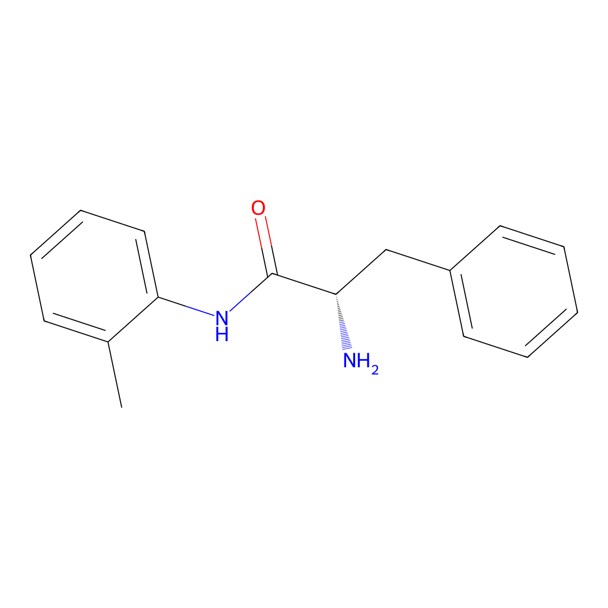 (S)-2-Amino-3-phenyl-N-O-tolylpropanamide molecular structure, CAS 775557-45-4