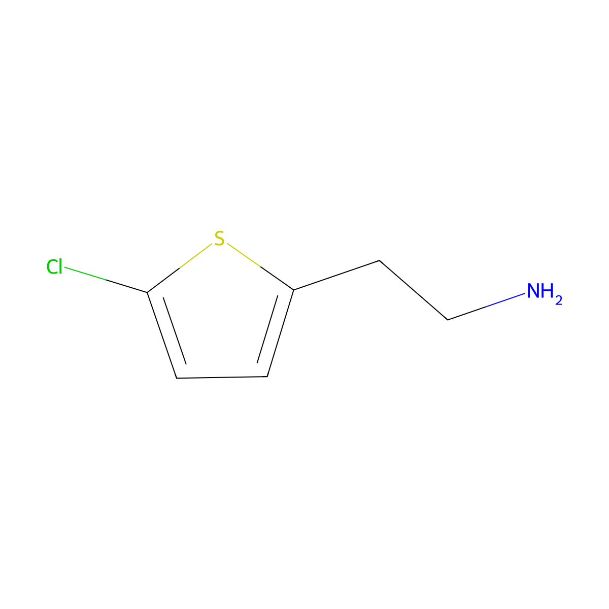 2-(5-Chlorothiophen-2-YL)ethan-1-amine molecular structure, CAS 775576-21-1