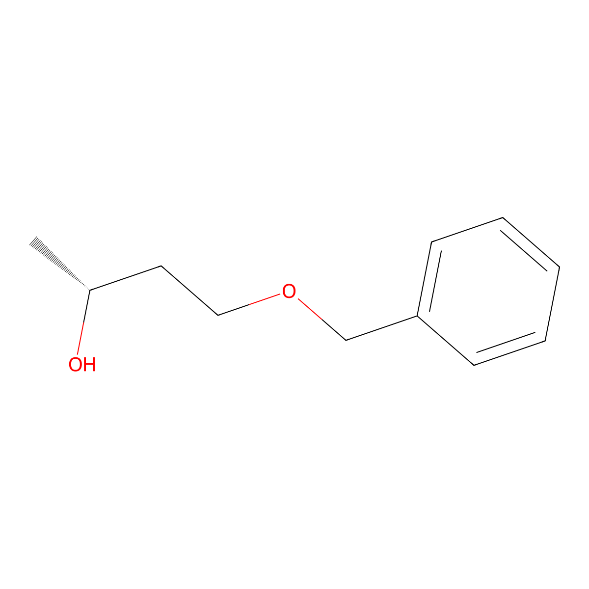 (R)-4-(Benzyloxy)butan-2-ol molecular structure, CAS 77564-44-4