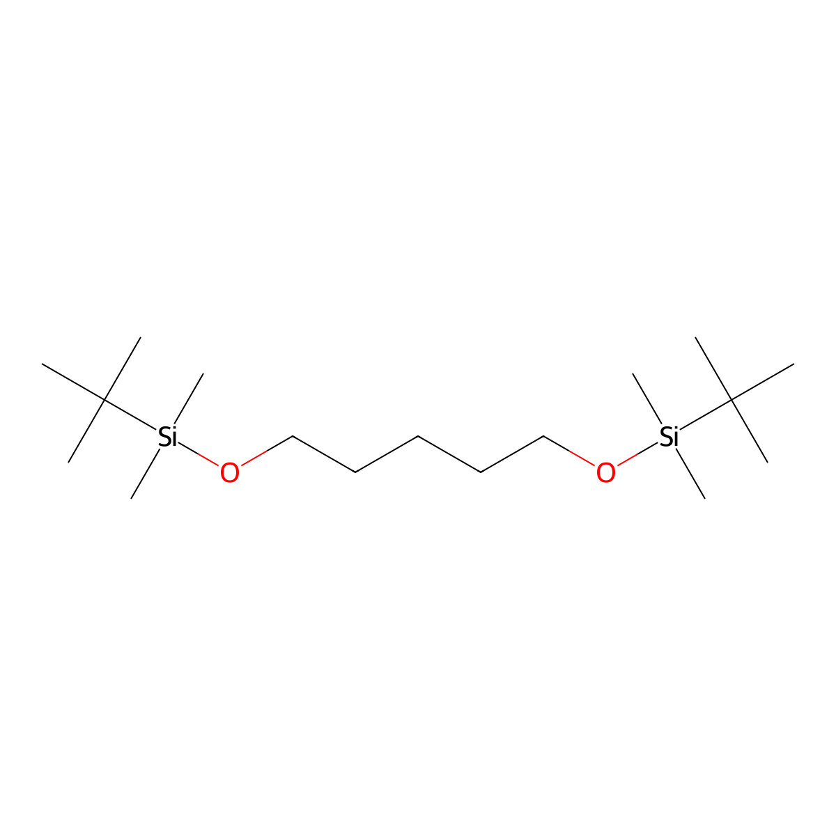 2,2,3,3,11,11,12,12-Octamethyl-4,10-dioxa-3,11-disilatridecane molecular structure, CAS 77572-86-2