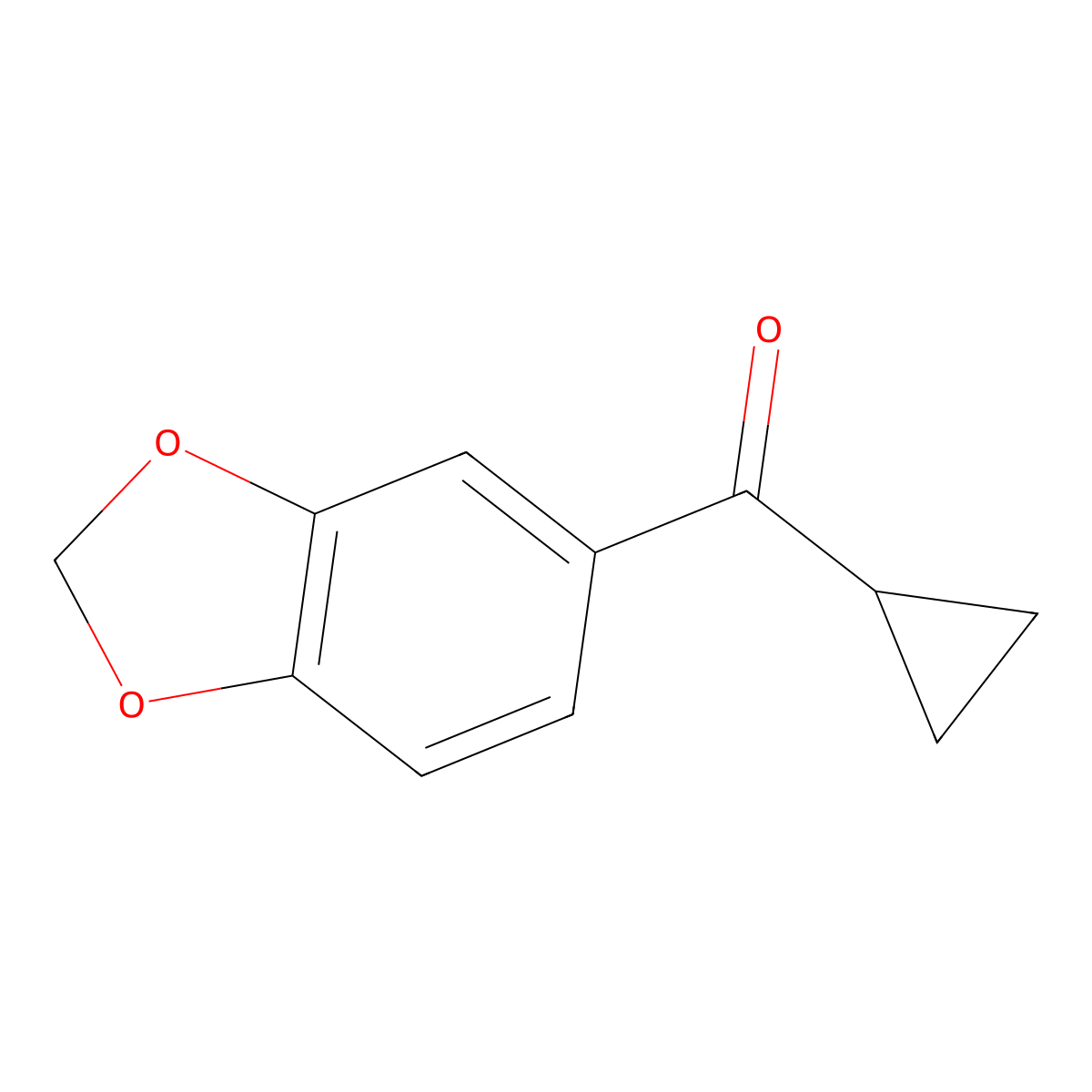 1,3-Benzodioxol-5-ylcyclopropylmethanone molecular structure, CAS 77585-23-0