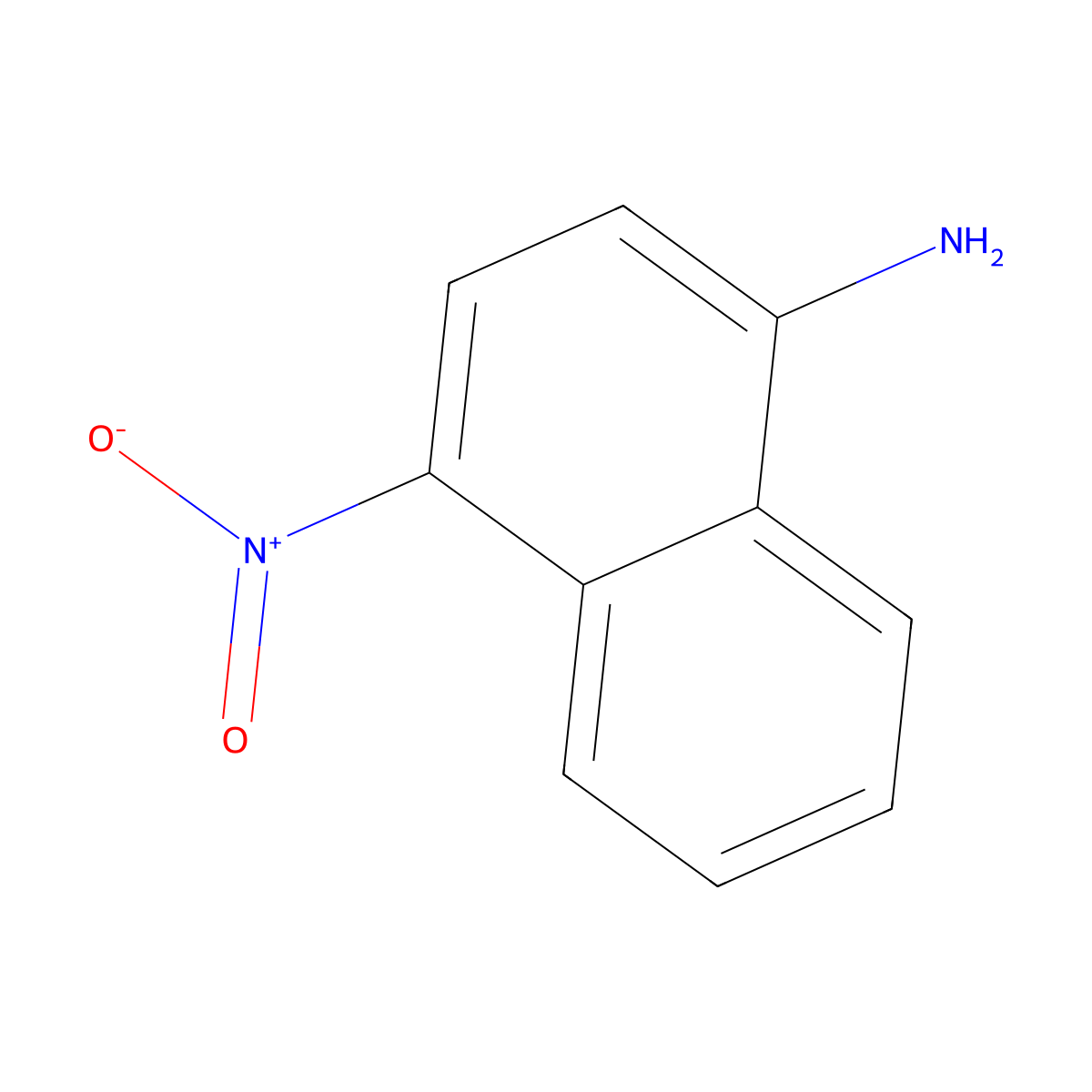 4-Nitro-1-naphthylamine molecular structure, CAS 776-34-1