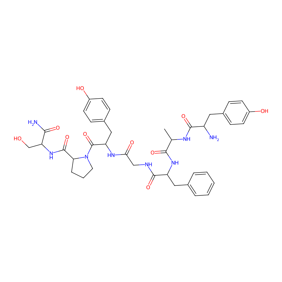 Dermorphin molecular structure, CAS 77614-16-5