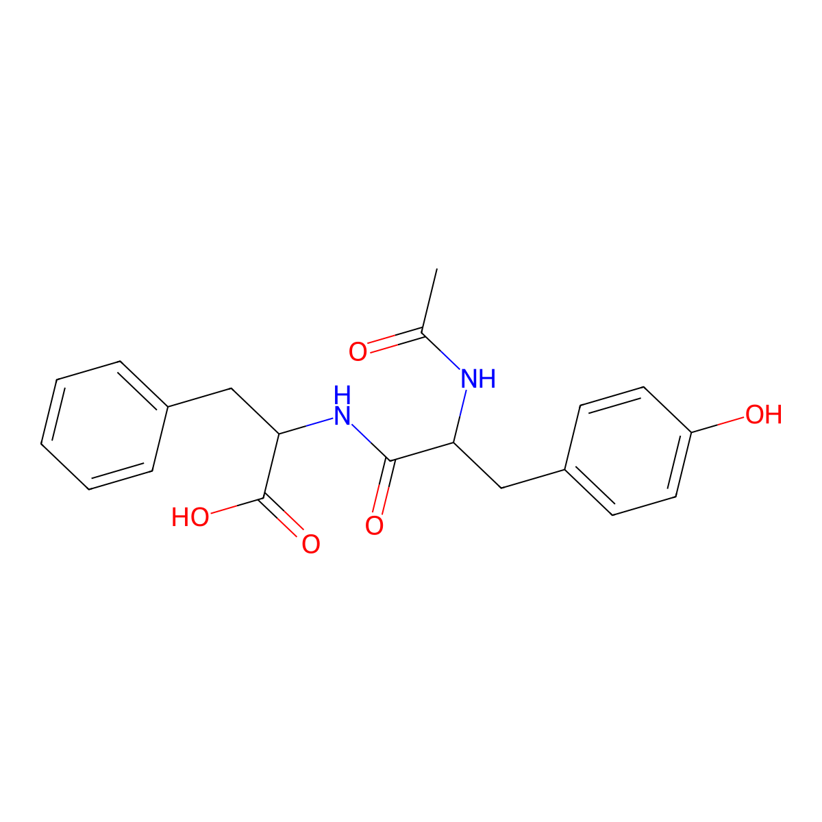 Ac-Tyr-Phe-OH molecular structure, CAS 7762-61-0