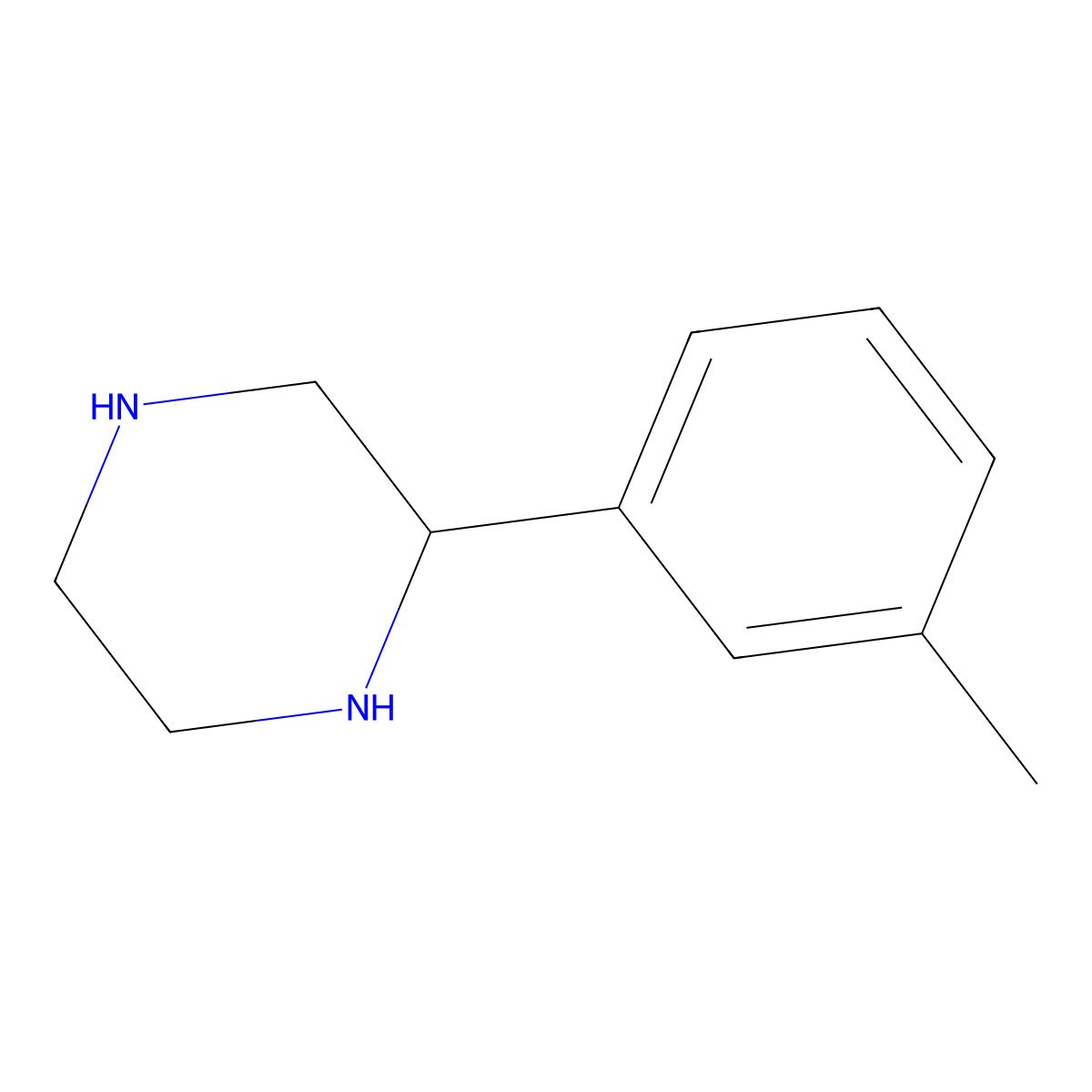 2-(m-Tolyl)piperazine molecular structure, CAS 776269-51-3