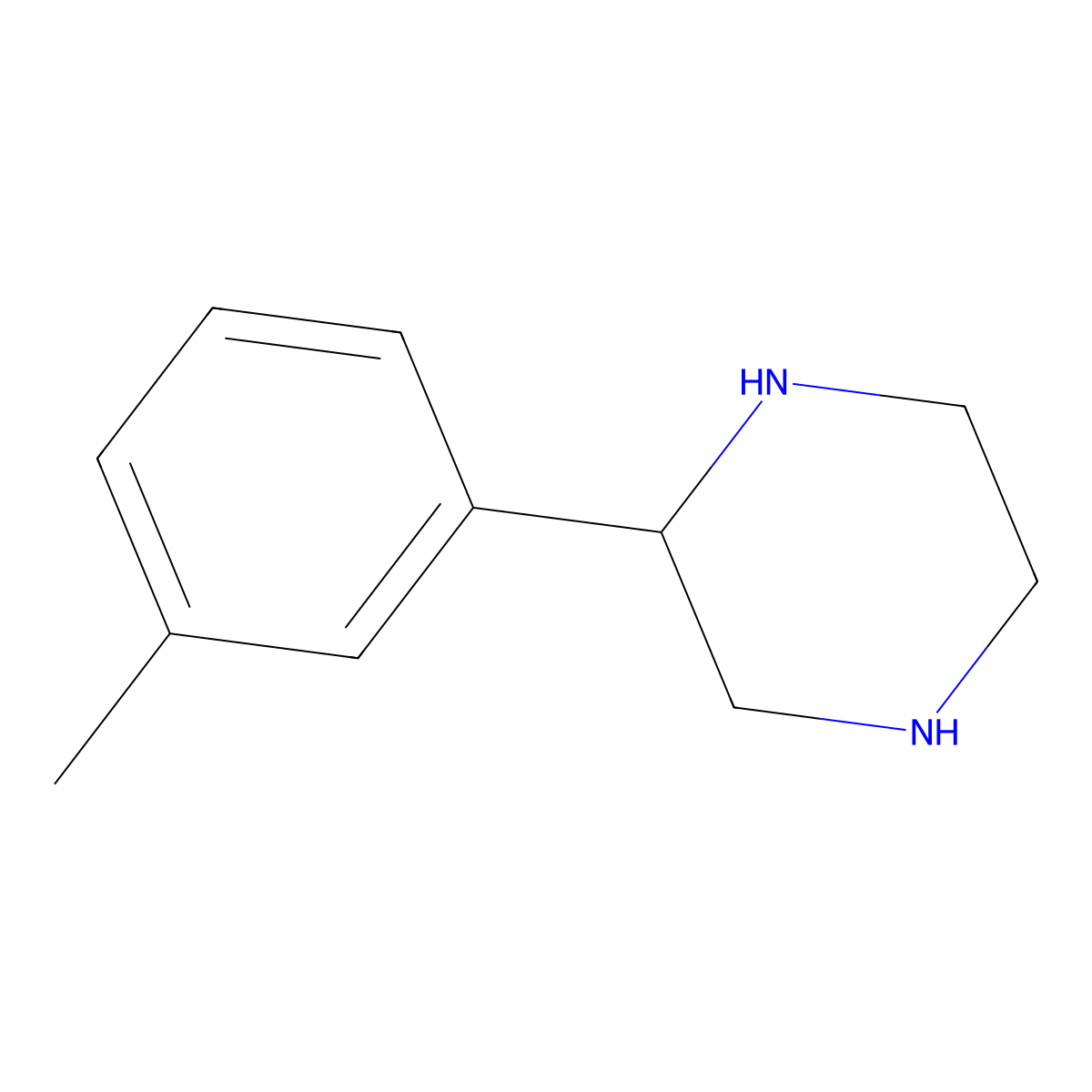 2-(m-Tolyl)piperazine molecular structure, CAS 776269-51-3
