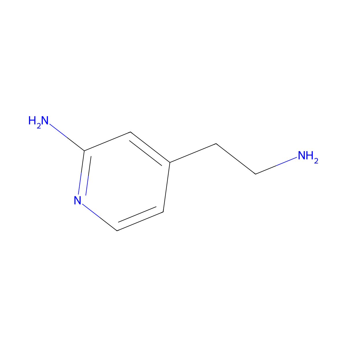 4-(2-Aminoethyl)pyridin-2-amine molecular structure, CAS 776270-45-2