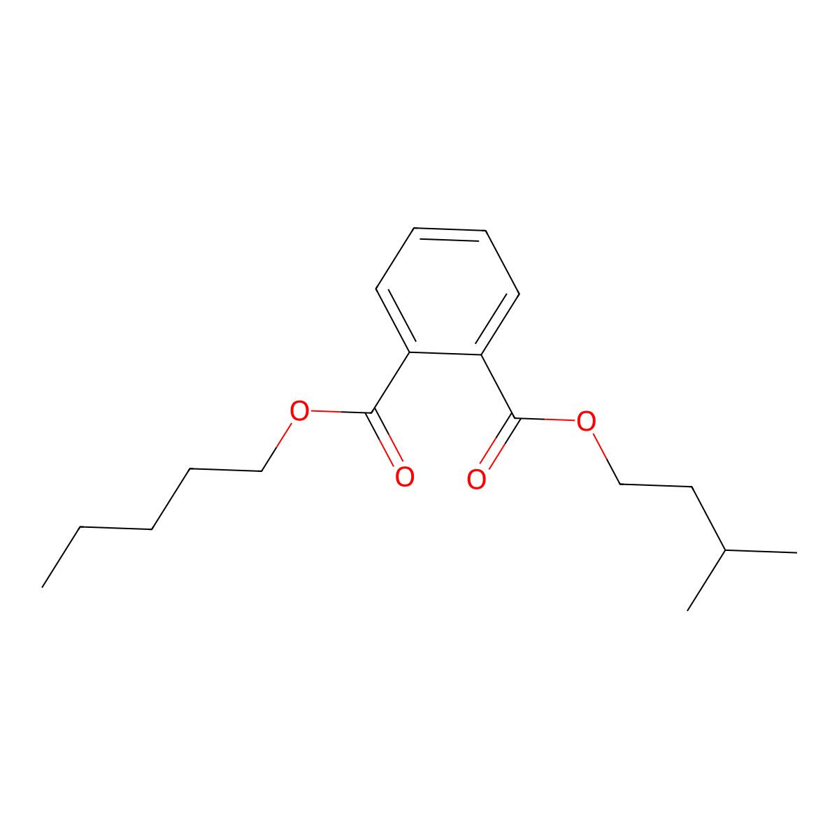 1-(3-Methylbutyl) 2-pentyl 1,2-benzenedicarboxylate molecular structure, CAS 776297-69-9