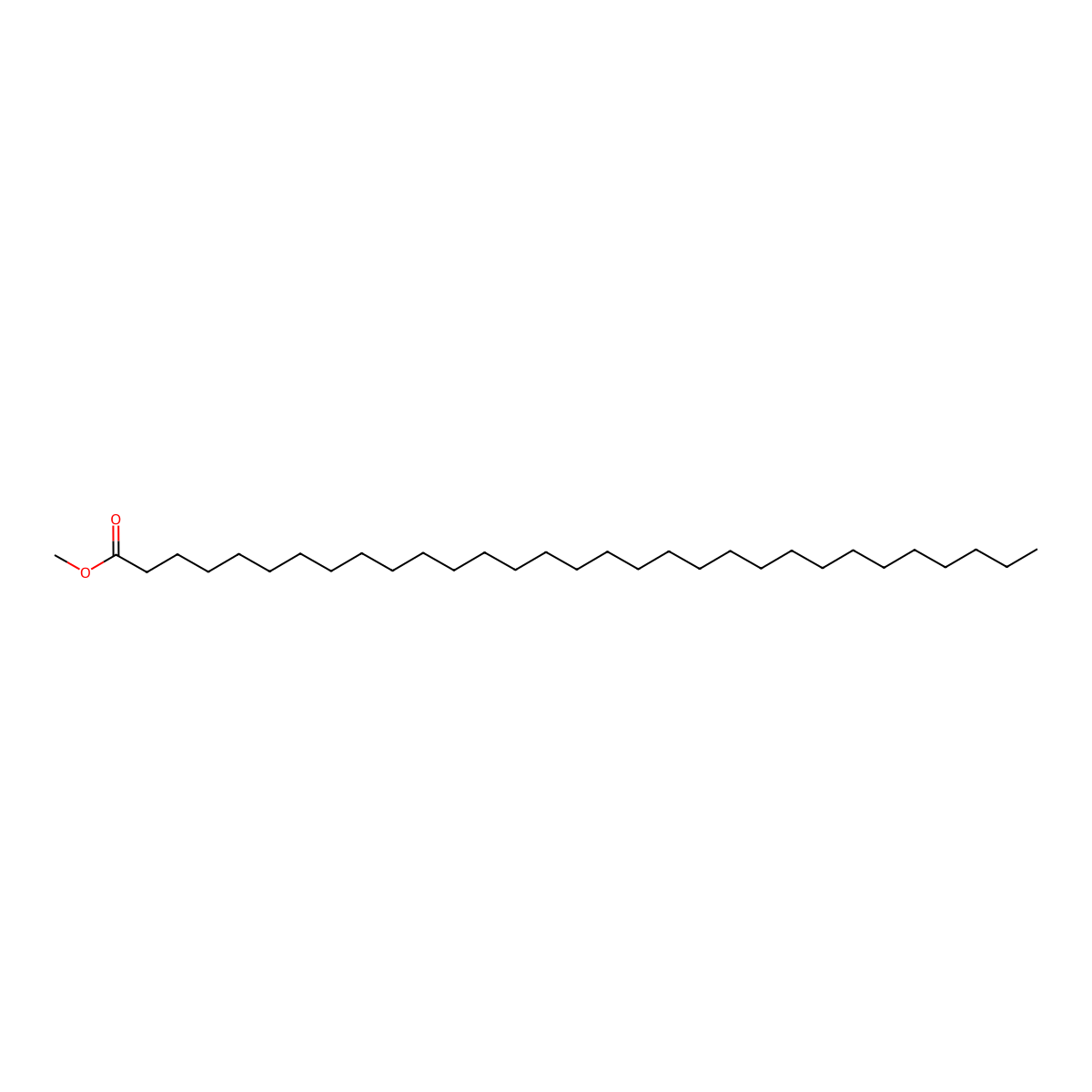 Methyl hentriacontanoate molecular structure, CAS 77630-51-4