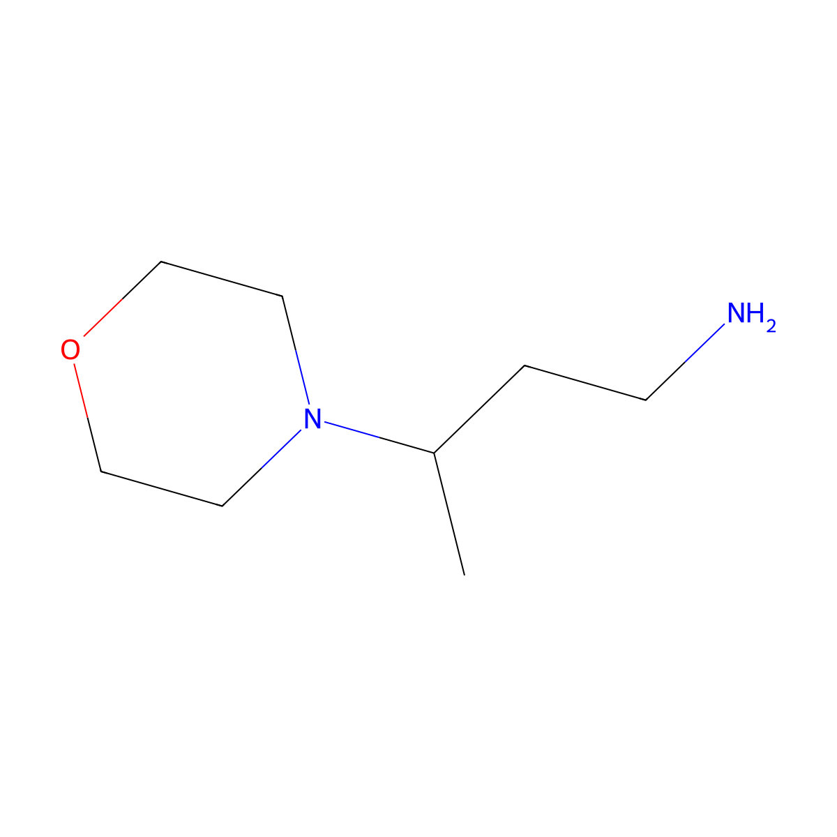 3-(Morpholin-4-yl)butan-1-amine molecular structure, CAS 776329-10-3