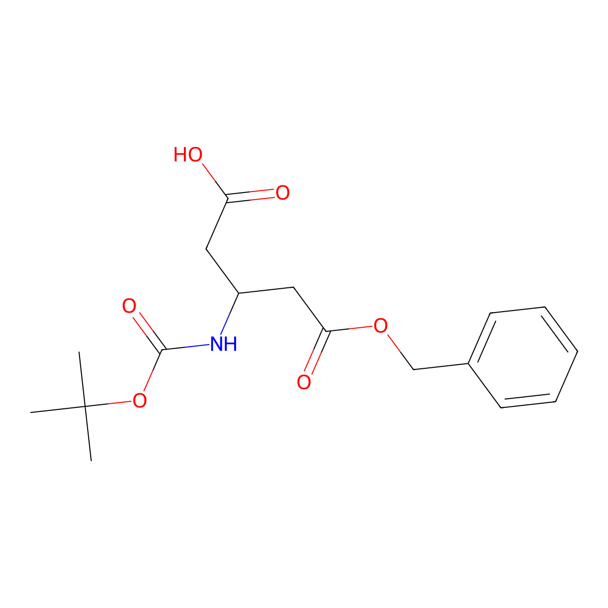 1-(Phenylmethyl) (3S)-3-[[(1,1-dimethylethoxy)carbonyl]amino]pentanedioate molecular structure, CAS 776331-48-7