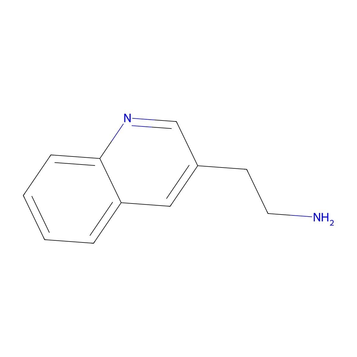 2-(Quinolin-3-YL)ethanamine molecular structure, CAS 776333-52-9