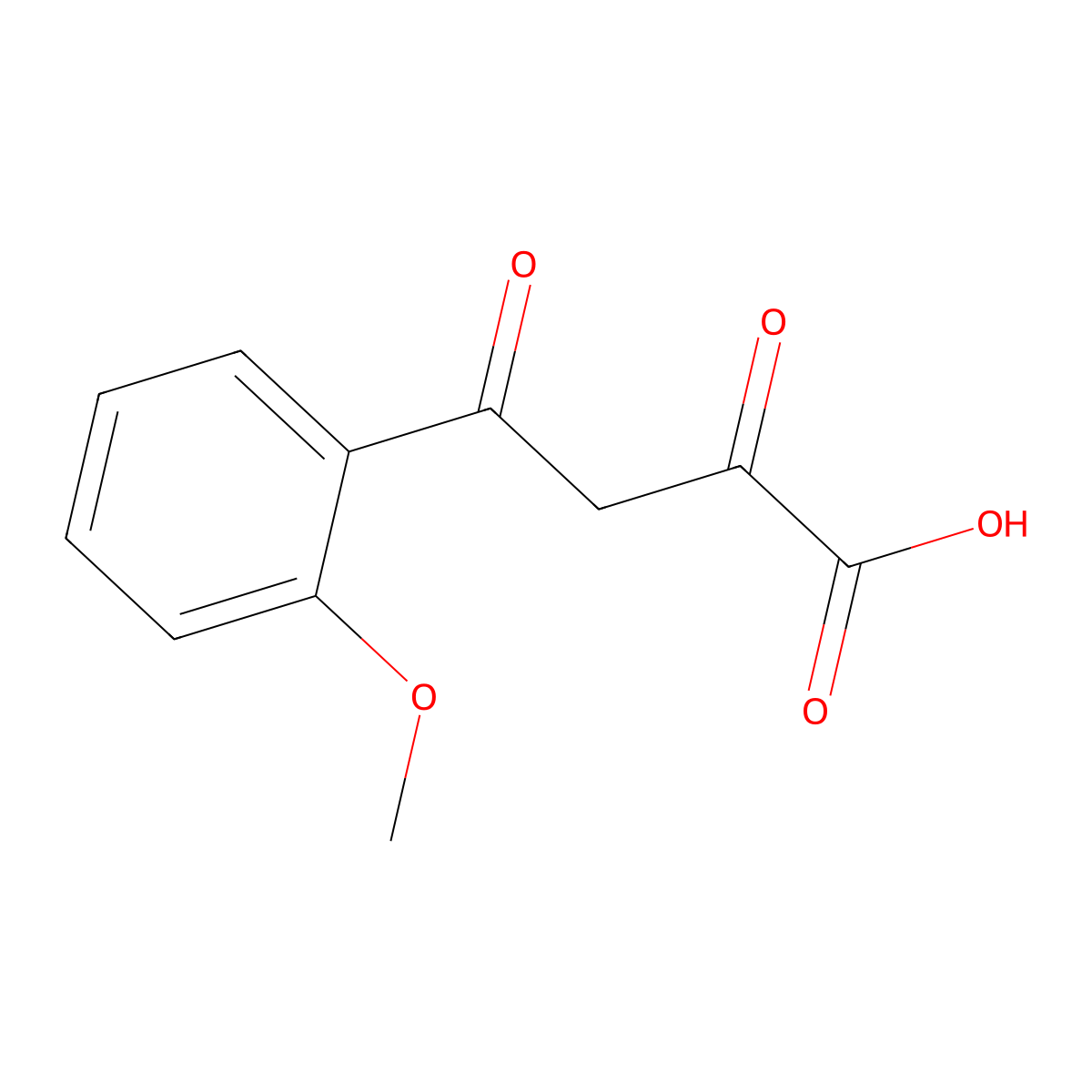 4-(2-Methoxyphenyl)-2,4-dioxobutanoic acid molecular structure, CAS 77664-74-5