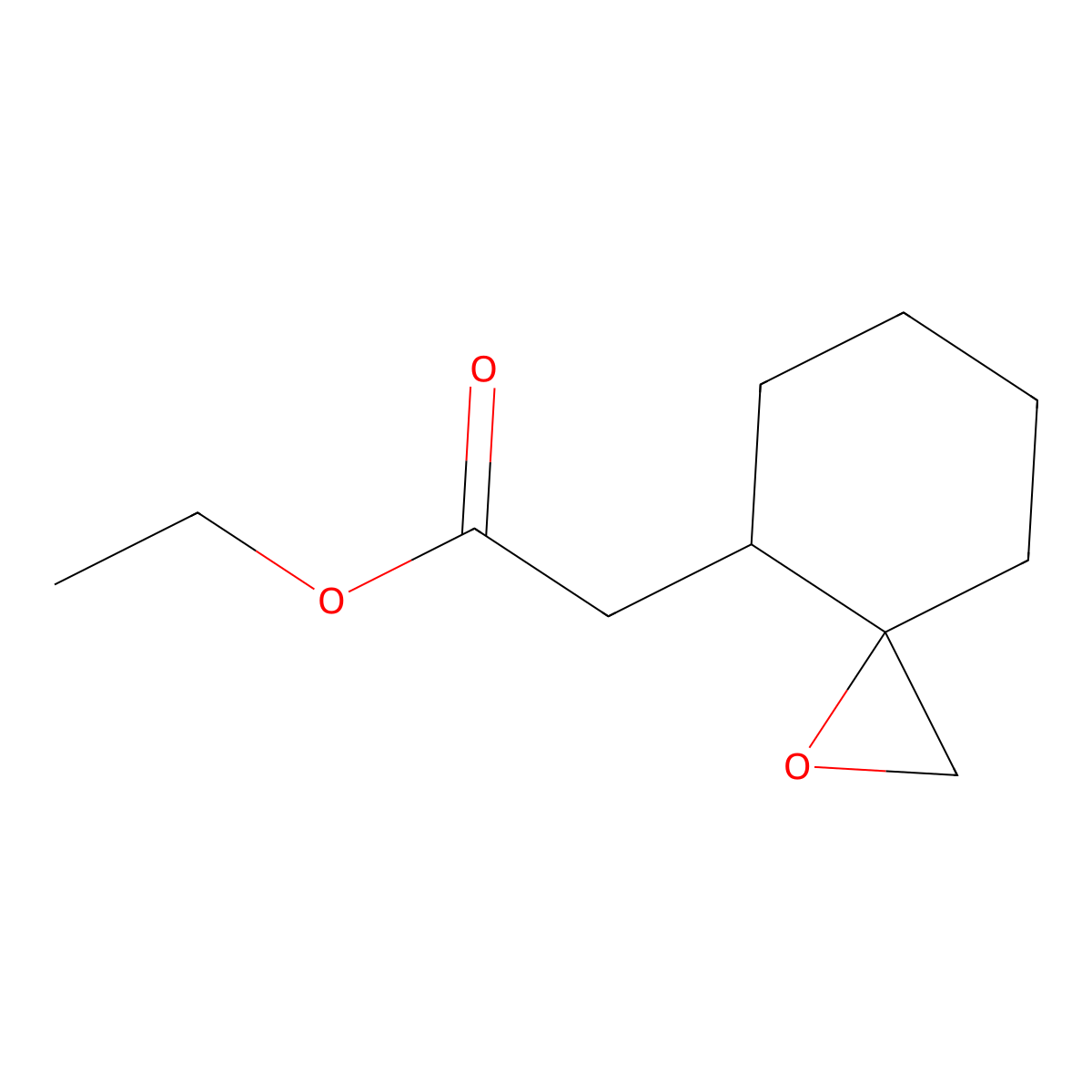 Rac-ethyl 2-[(3R,4R)-1-oxaspiro[2.5]octan-4-yl]acetate molecular structure, CAS 77670-88-3