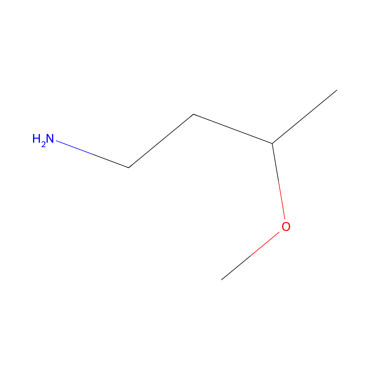 3-Methoxybutan-1-amine molecular structure, CAS 77689-67-9