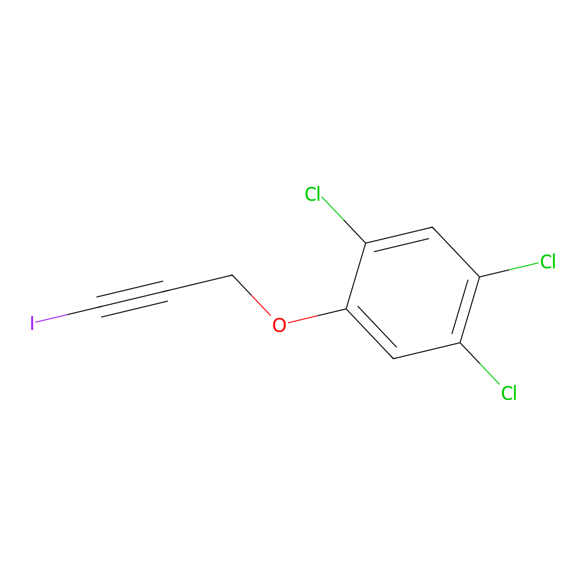 Haloprogin molecular structure, CAS 777-11-7