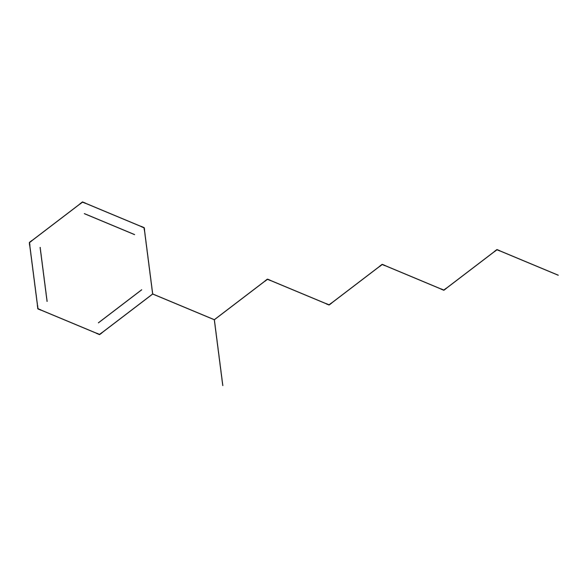 Octan-2-ylbenzene molecular structure, CAS 777-22-0