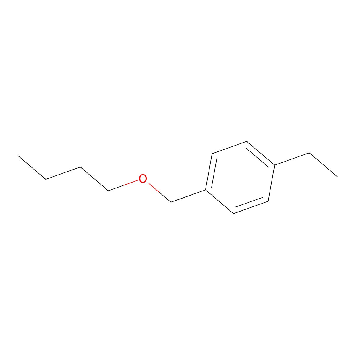 1-(Butoxymethyl)-4-ethylbenzene molecular structure, CAS 777-90-2