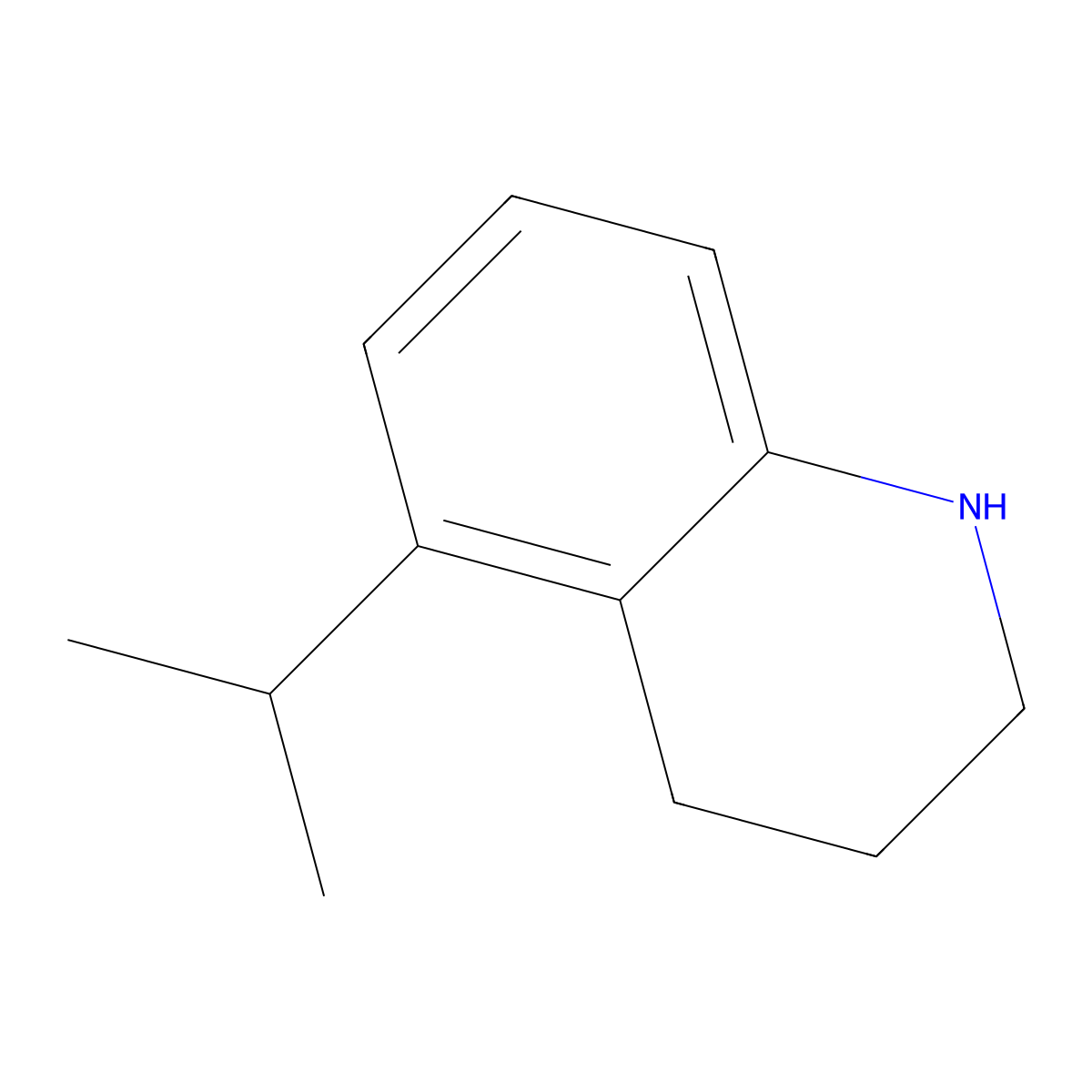 5-Isopropyl-1,2,3,4-tetrahydroquinoline molecular structure, CAS 777013-12-4