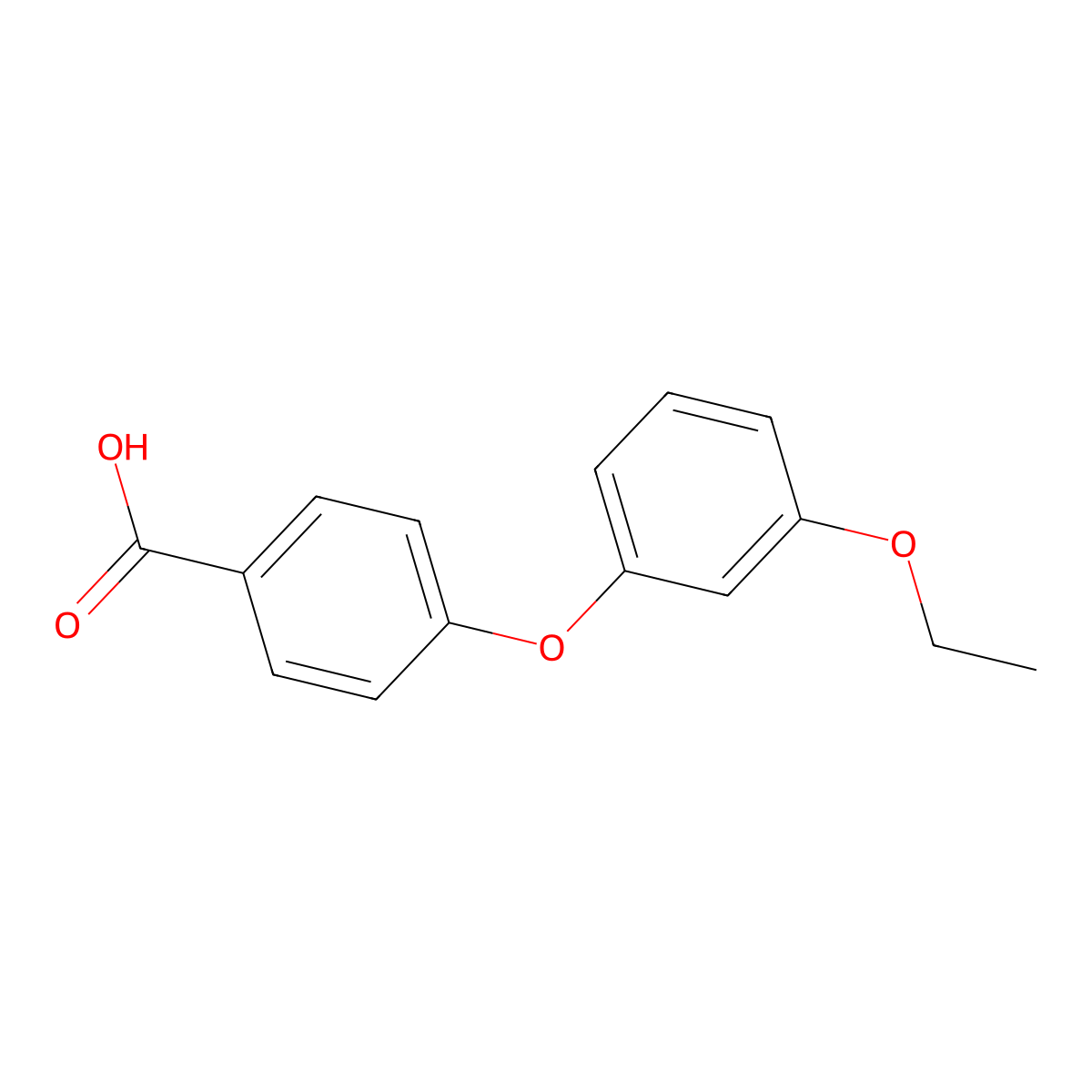 4-(3-Ethoxyphenoxy)benzoic acid molecular structure, CAS 777031-99-9