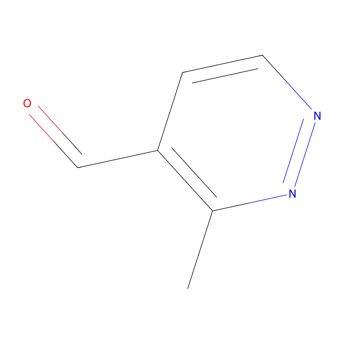 3-Methylpyridazine-4-carbaldehyde molecular structure, CAS 77709-13-8