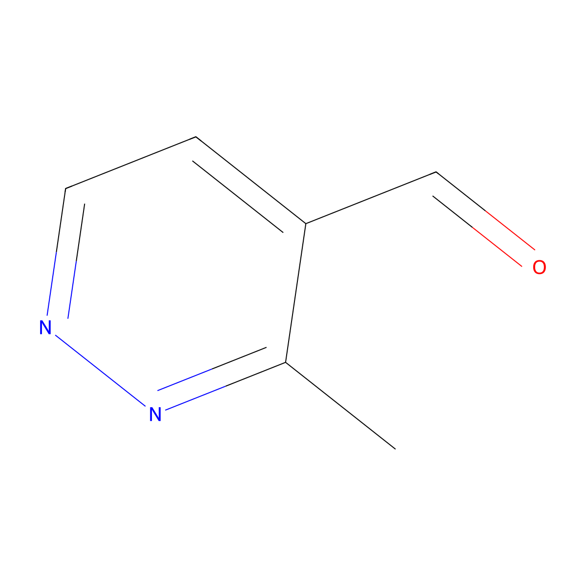 3-Methylpyridazine-4-carbaldehyde molecular structure, CAS 77709-13-8