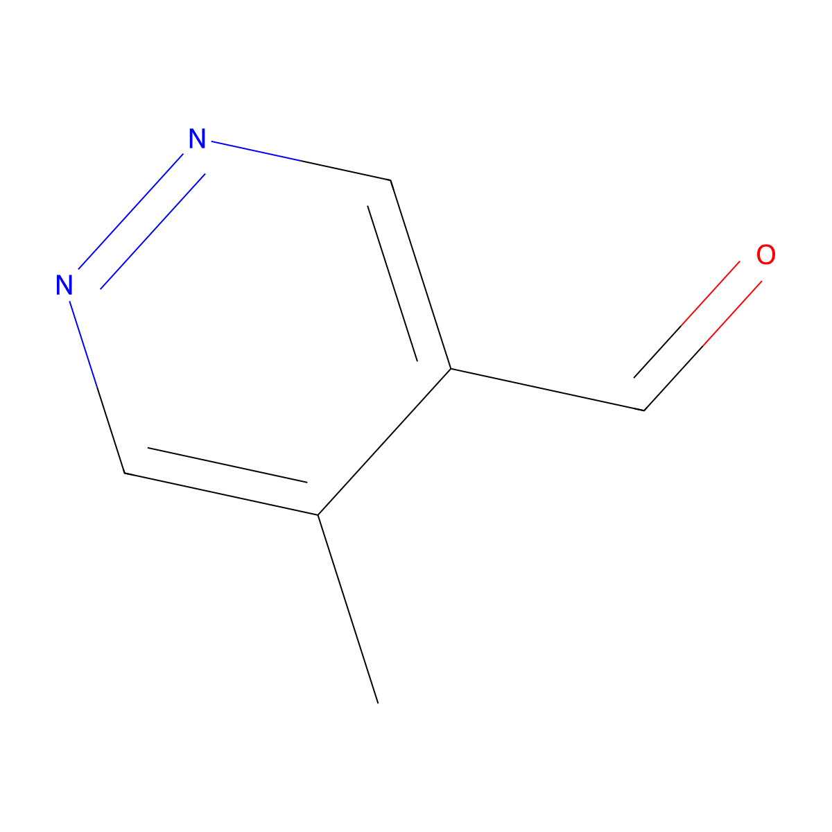 5-Methylpyridazine-4-carbaldehyde molecular structure, CAS 77709-15-0