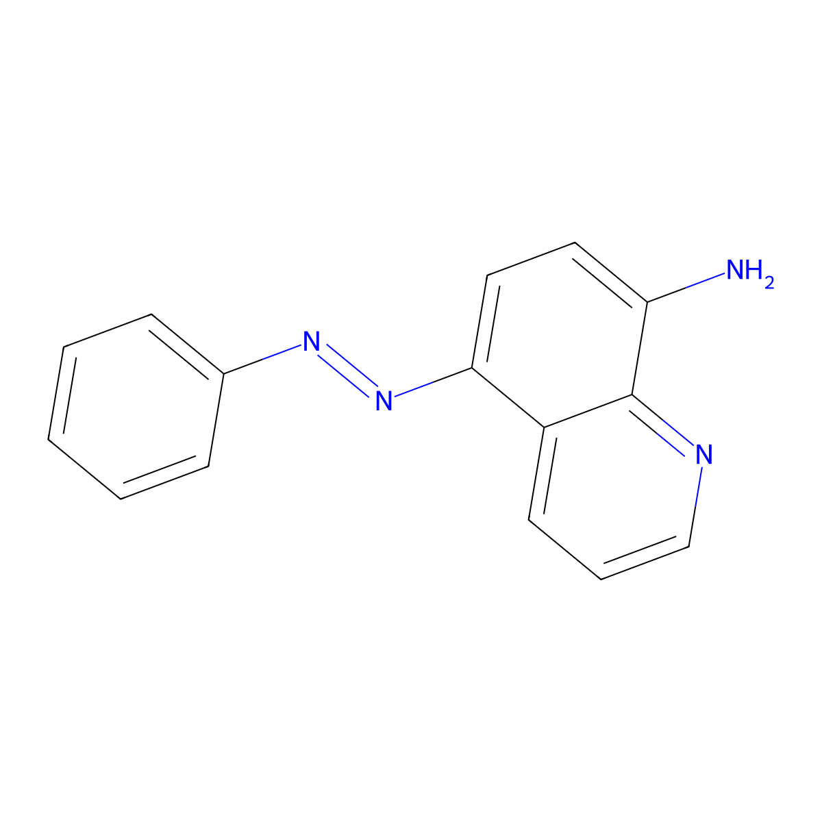 5-(Phenyldiazenyl)-8-quinolinamine molecular structure, CAS 7771-17-7